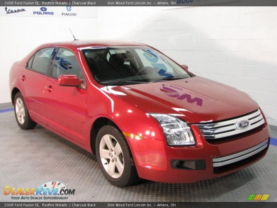 2008 Ford Fusion SE Redfire Metallic / Charcoal Black Photo #1