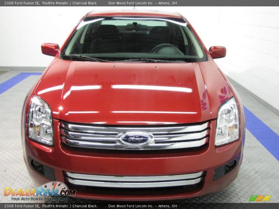 2008 Ford Fusion SE Redfire Metallic / Charcoal Black Photo #7