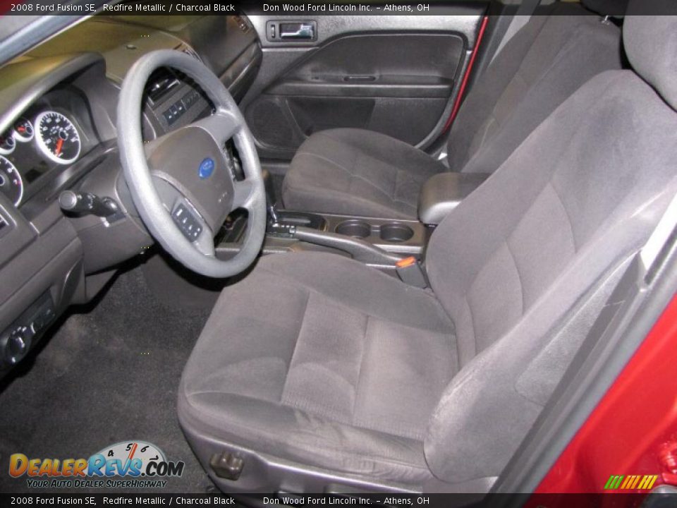 2008 Ford Fusion SE Redfire Metallic / Charcoal Black Photo #9