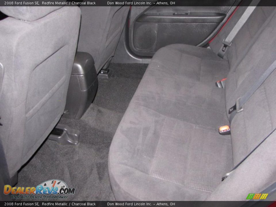 2008 Ford Fusion SE Redfire Metallic / Charcoal Black Photo #10