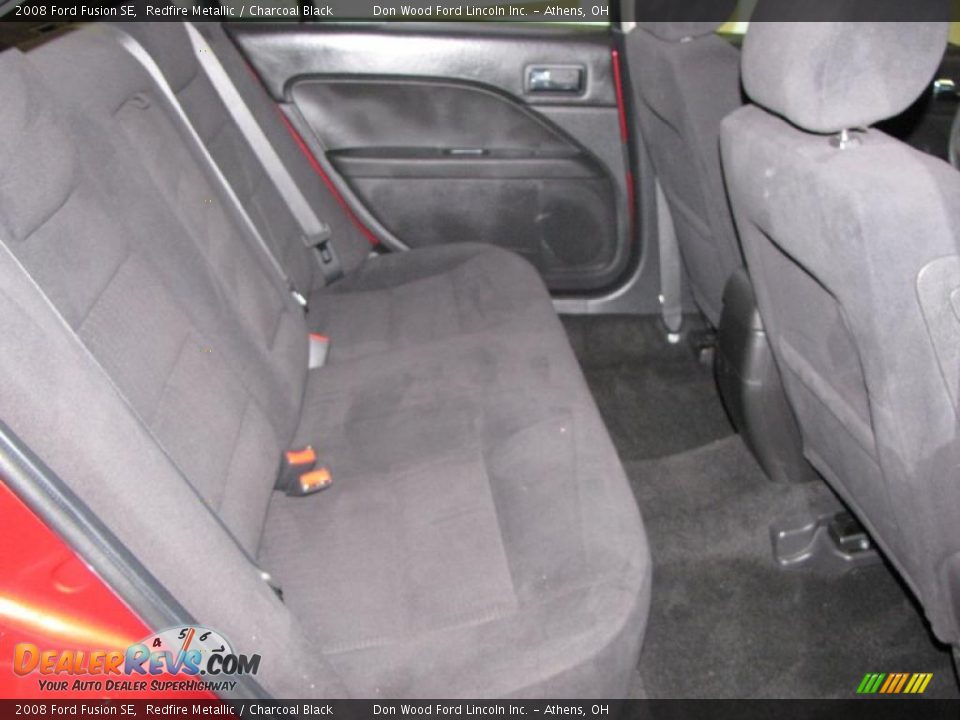 2008 Ford Fusion SE Redfire Metallic / Charcoal Black Photo #12