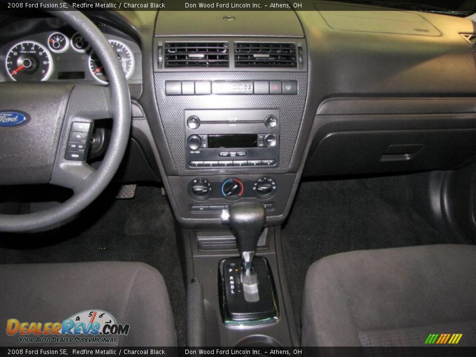 2008 Ford Fusion SE Redfire Metallic / Charcoal Black Photo #14