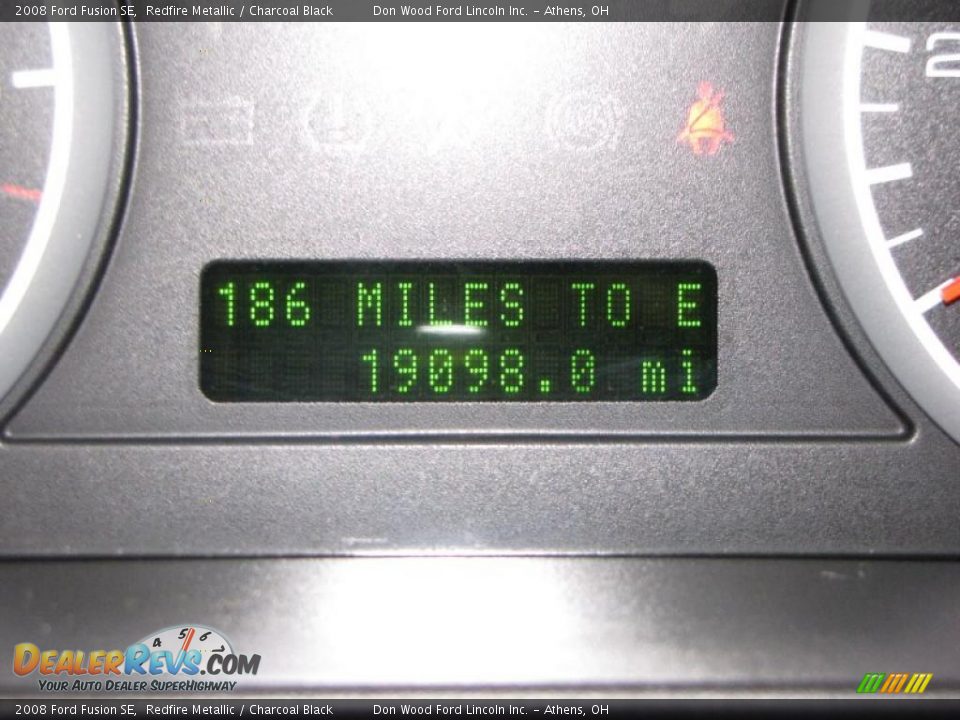 2008 Ford Fusion SE Redfire Metallic / Charcoal Black Photo #15