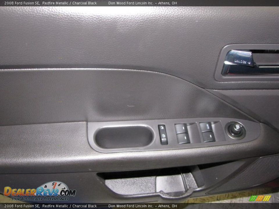 2008 Ford Fusion SE Redfire Metallic / Charcoal Black Photo #16