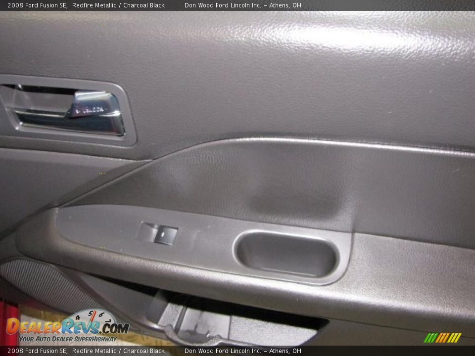 2008 Ford Fusion SE Redfire Metallic / Charcoal Black Photo #17
