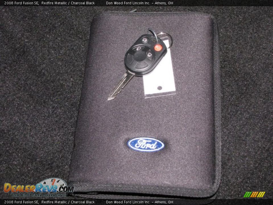 2008 Ford Fusion SE Redfire Metallic / Charcoal Black Photo #19