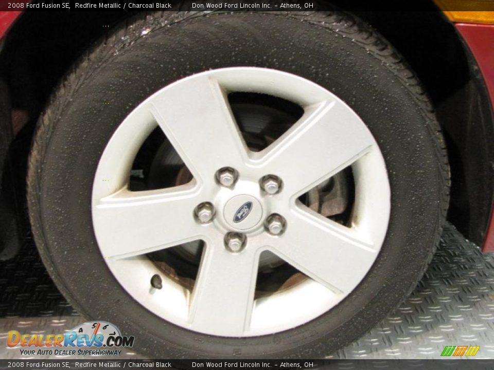 2008 Ford Fusion SE Redfire Metallic / Charcoal Black Photo #20