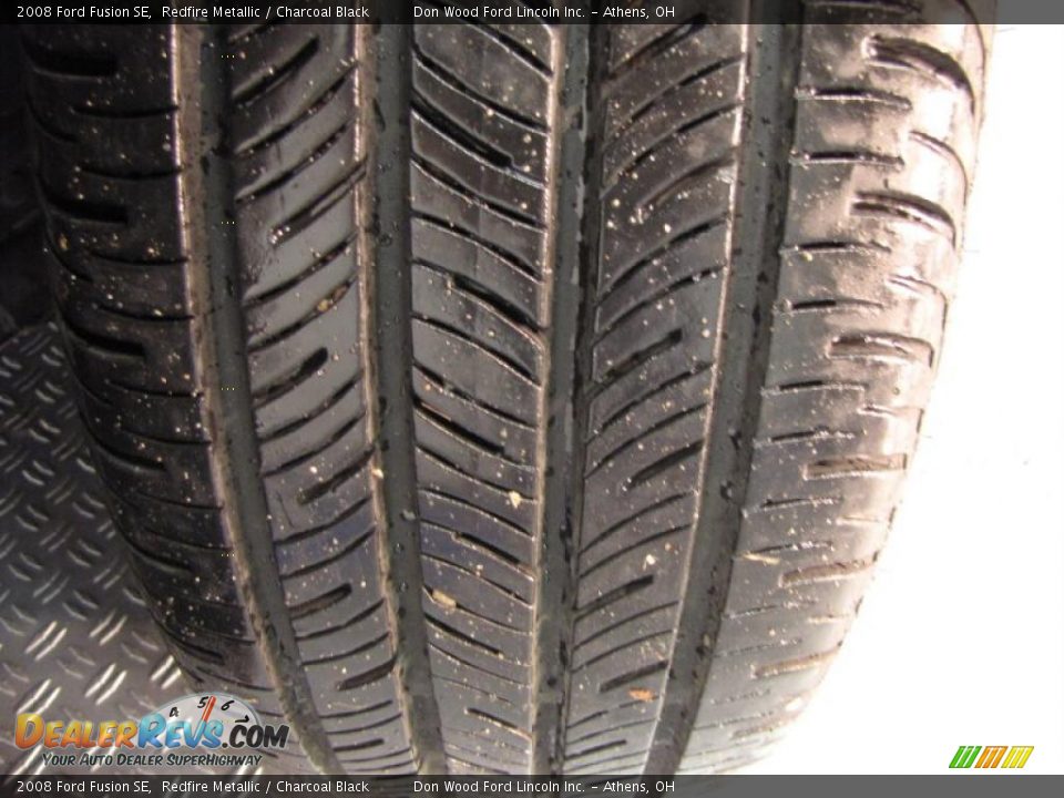 2008 Ford Fusion SE Redfire Metallic / Charcoal Black Photo #21