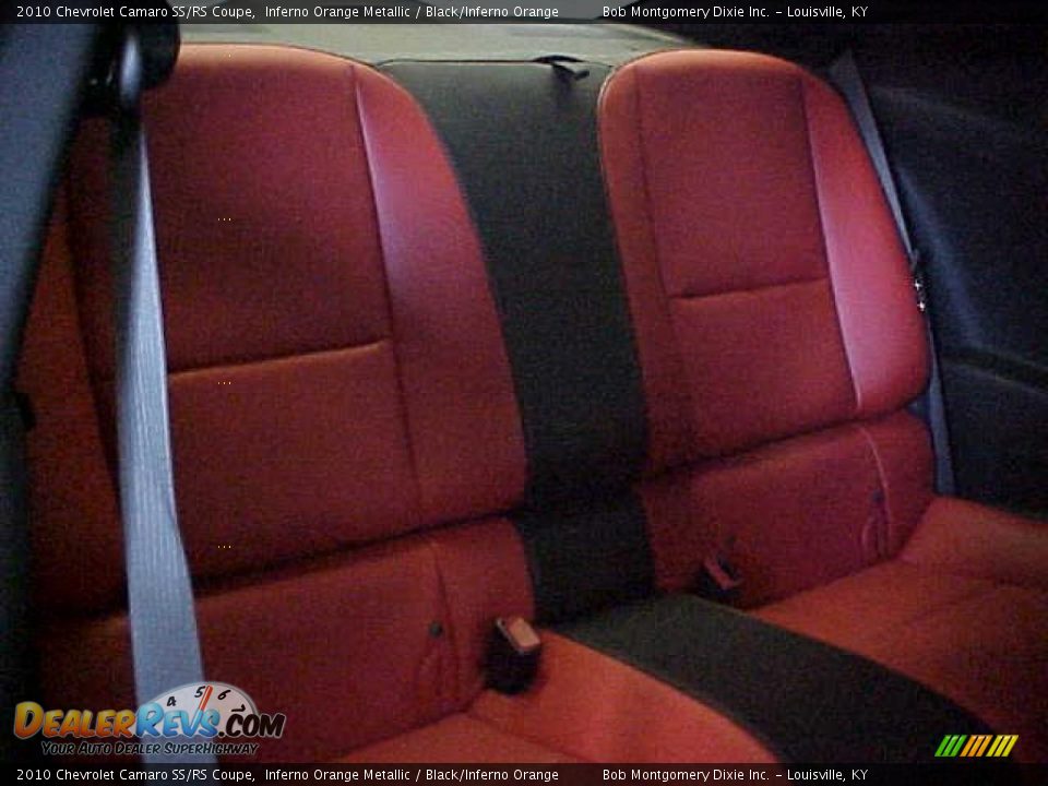 2010 Chevrolet Camaro SS/RS Coupe Inferno Orange Metallic / Black/Inferno Orange Photo #10