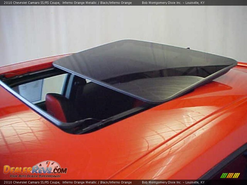 2010 Chevrolet Camaro SS/RS Coupe Inferno Orange Metallic / Black/Inferno Orange Photo #22