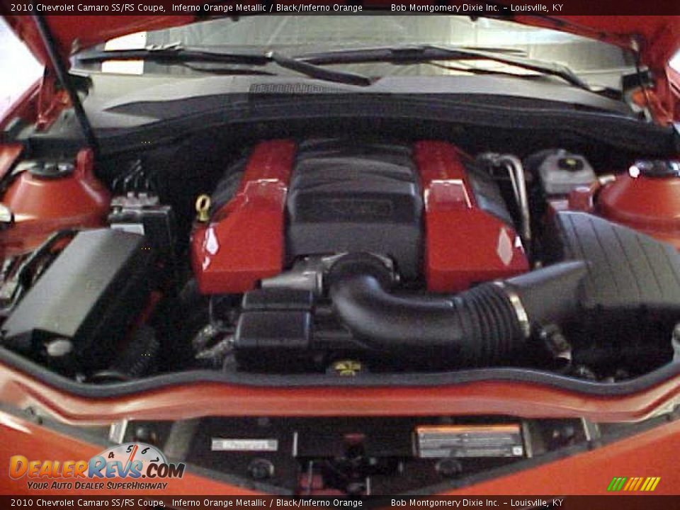 2010 Chevrolet Camaro SS/RS Coupe Inferno Orange Metallic / Black/Inferno Orange Photo #26