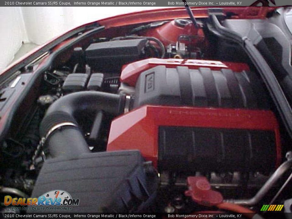 2010 Chevrolet Camaro SS/RS Coupe Inferno Orange Metallic / Black/Inferno Orange Photo #27