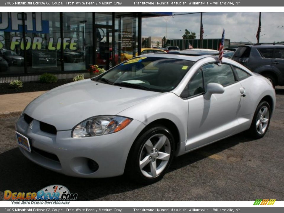 2006 Mitsubishi Eclipse GS Coupe Frost White Pearl / Medium Gray Photo #1