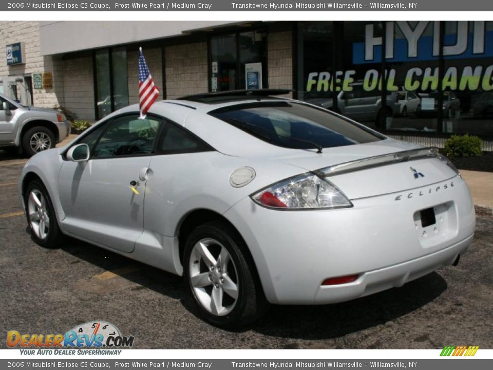 2006 Mitsubishi Eclipse GS Coupe Frost White Pearl / Medium Gray Photo #2