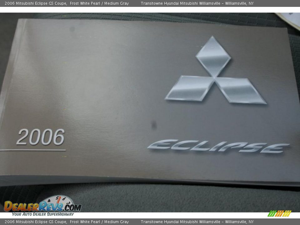 2006 Mitsubishi Eclipse GS Coupe Frost White Pearl / Medium Gray Photo #5
