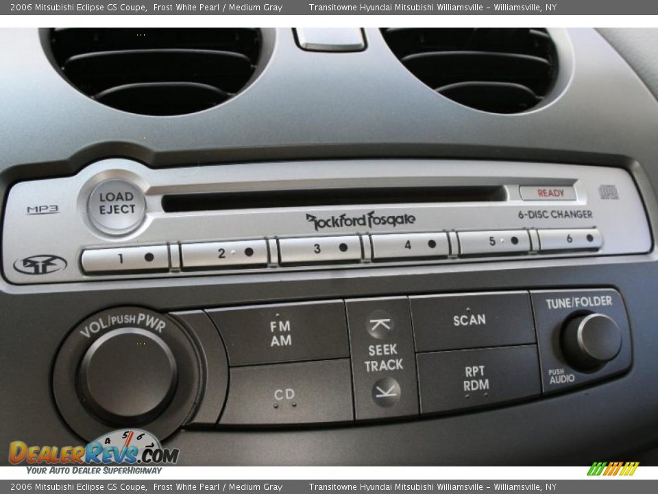 2006 Mitsubishi Eclipse GS Coupe Frost White Pearl / Medium Gray Photo #23