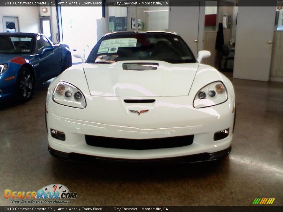 2010 Chevrolet Corvette ZR1 Arctic White / Ebony Black Photo #2