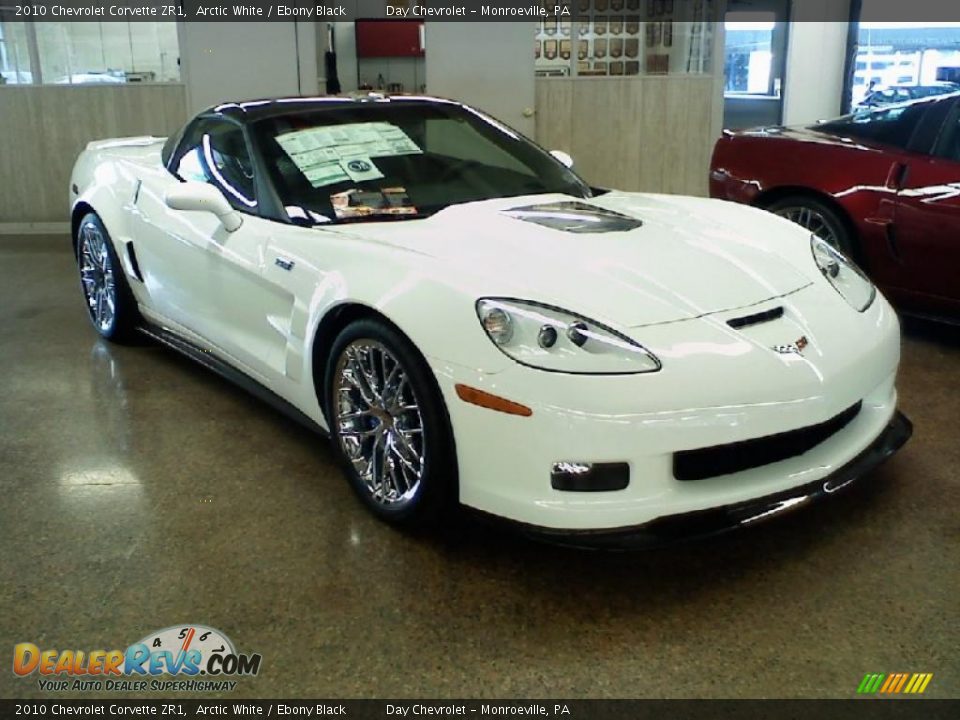 2010 Chevrolet Corvette ZR1 Arctic White / Ebony Black Photo #3