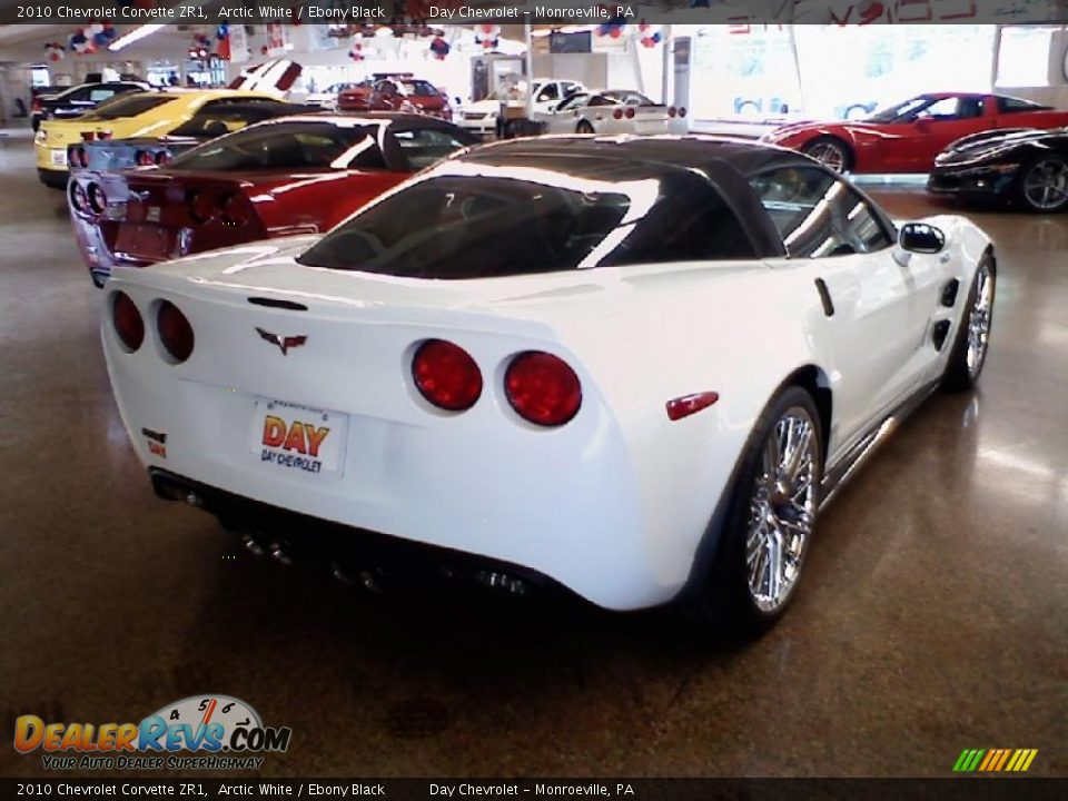 2010 Chevrolet Corvette ZR1 Arctic White / Ebony Black Photo #4