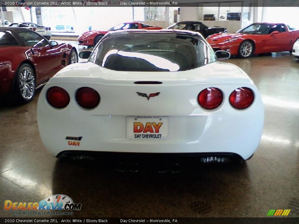 2010 Chevrolet Corvette ZR1 Arctic White / Ebony Black Photo #5