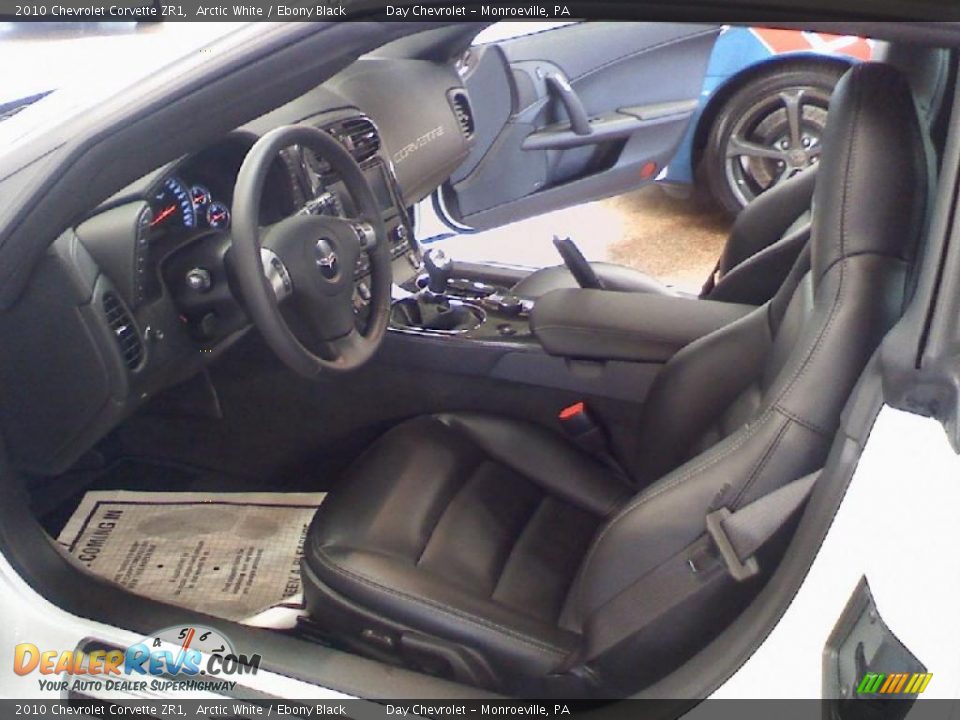 2010 Chevrolet Corvette ZR1 Arctic White / Ebony Black Photo #7