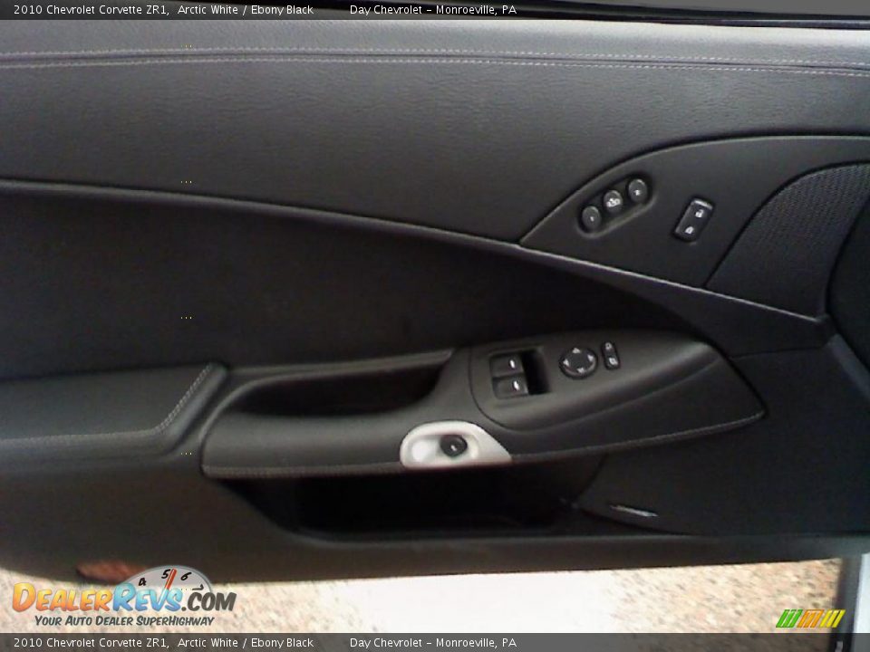 2010 Chevrolet Corvette ZR1 Arctic White / Ebony Black Photo #8