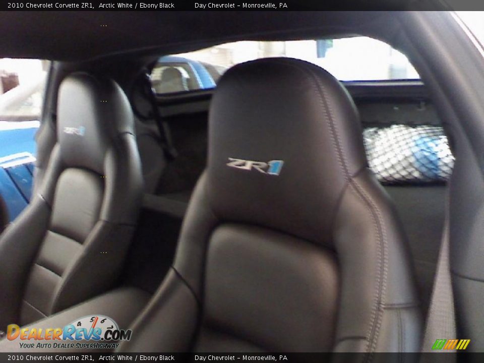 2010 Chevrolet Corvette ZR1 Arctic White / Ebony Black Photo #10