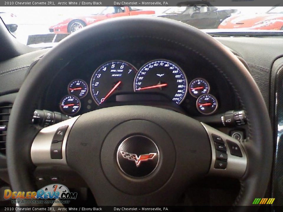 2010 Chevrolet Corvette ZR1 Arctic White / Ebony Black Photo #13