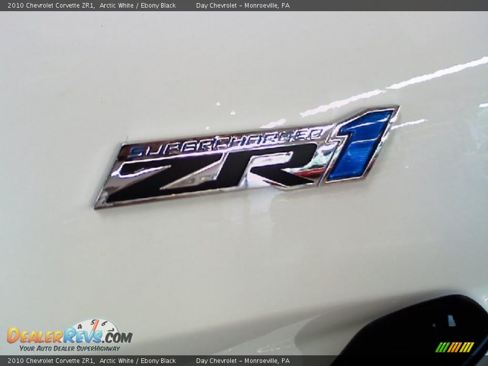 2010 Chevrolet Corvette ZR1 Arctic White / Ebony Black Photo #15