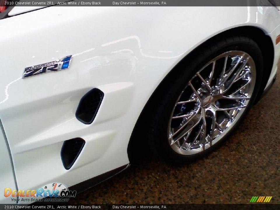2010 Chevrolet Corvette ZR1 Arctic White / Ebony Black Photo #16