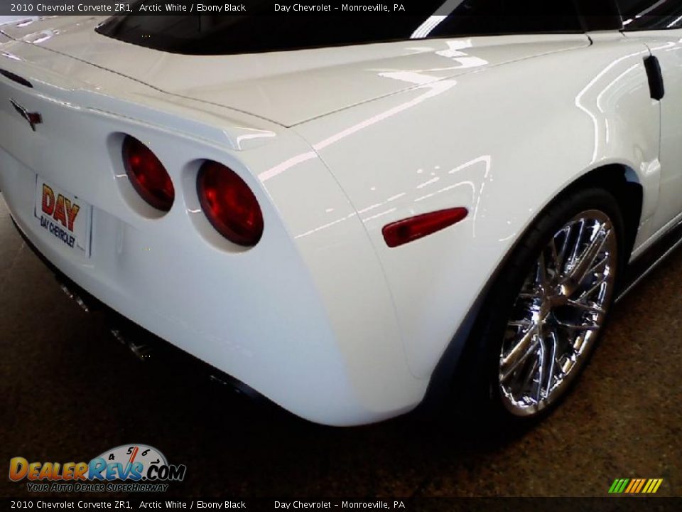 2010 Chevrolet Corvette ZR1 Arctic White / Ebony Black Photo #19
