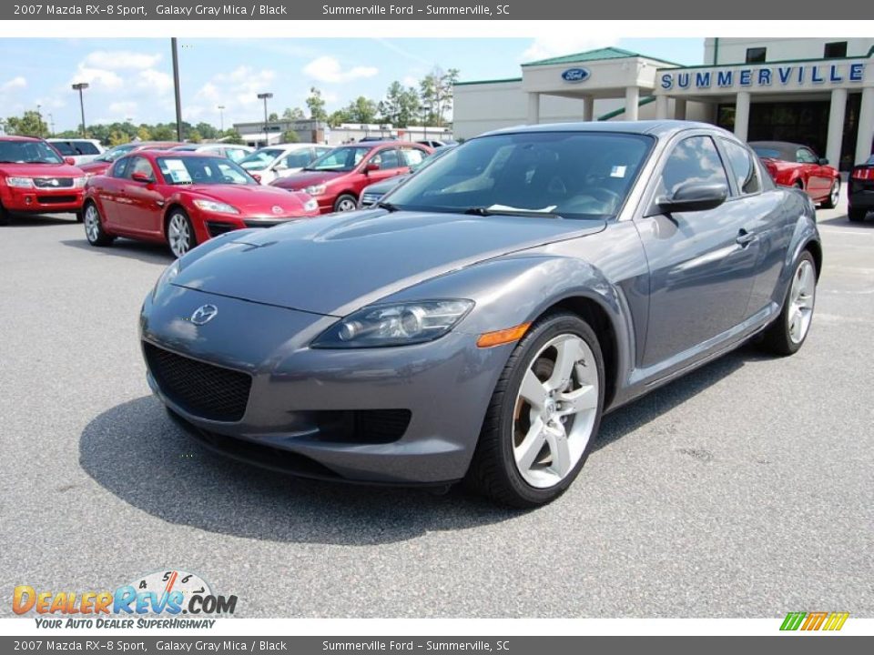2007 Mazda RX-8 Sport Galaxy Gray Mica / Black Photo #10