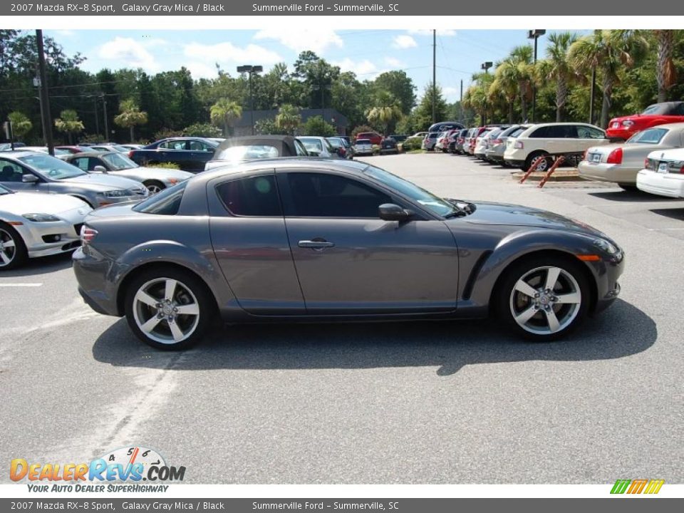 2007 Mazda RX-8 Sport Galaxy Gray Mica / Black Photo #12