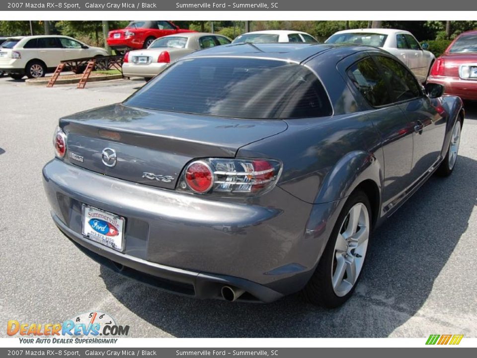 2007 Mazda RX-8 Sport Galaxy Gray Mica / Black Photo #13