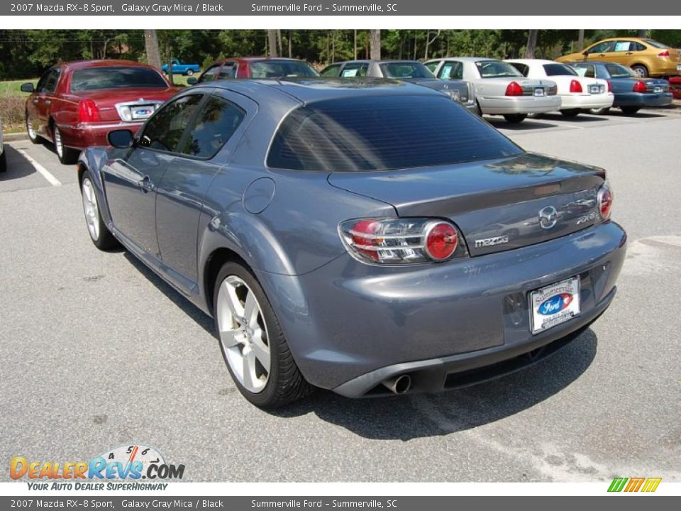 2007 Mazda RX-8 Sport Galaxy Gray Mica / Black Photo #15