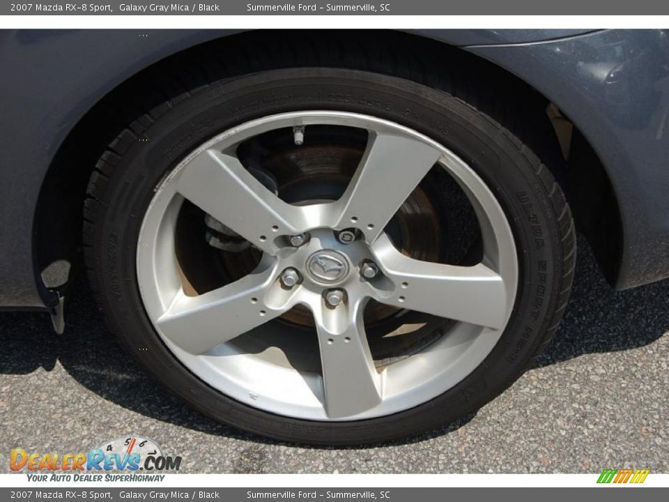 2007 Mazda RX-8 Sport Galaxy Gray Mica / Black Photo #16