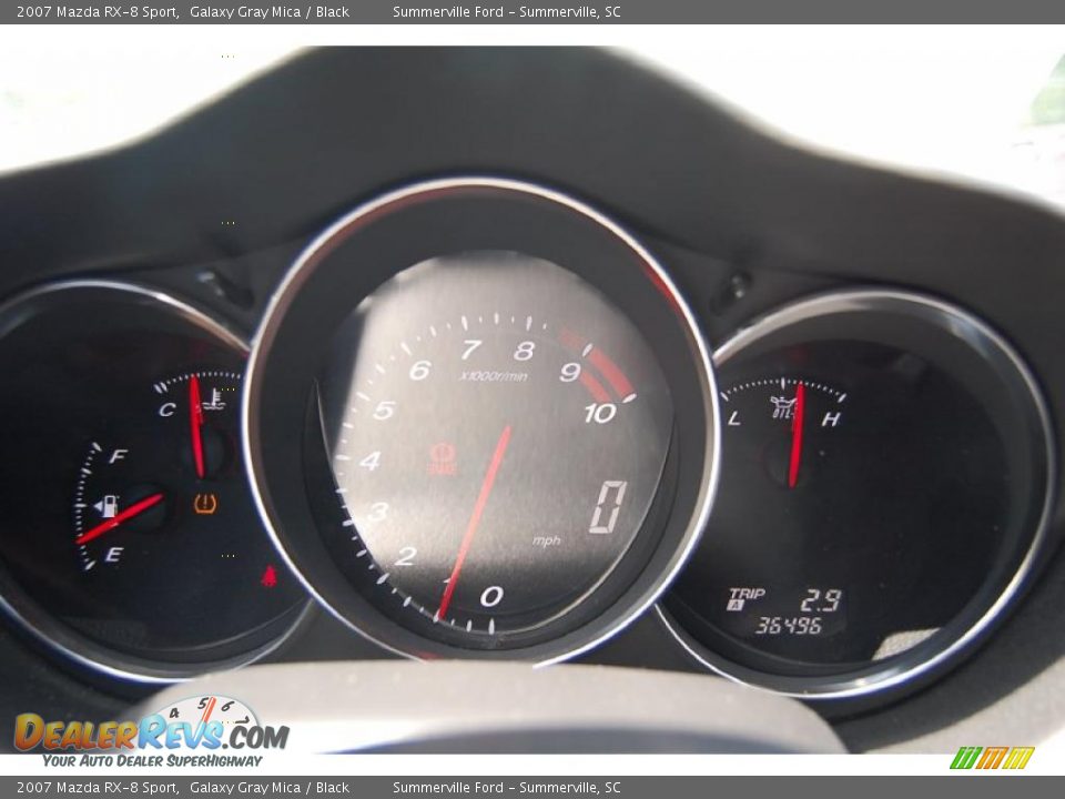 2007 Mazda RX-8 Sport Galaxy Gray Mica / Black Photo #21