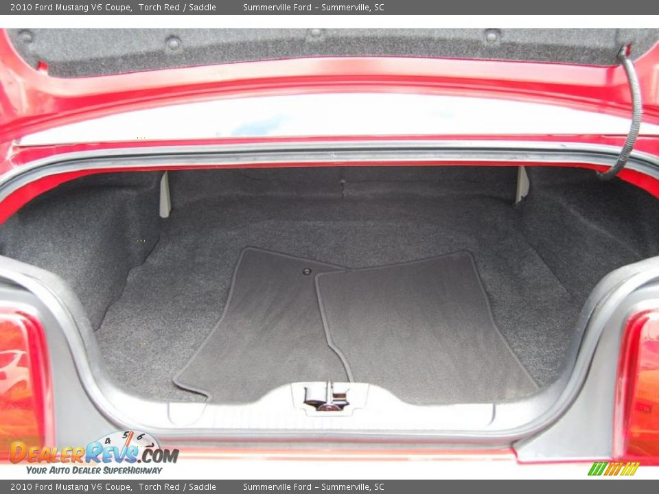 2010 Ford Mustang V6 Coupe Torch Red / Saddle Photo #7