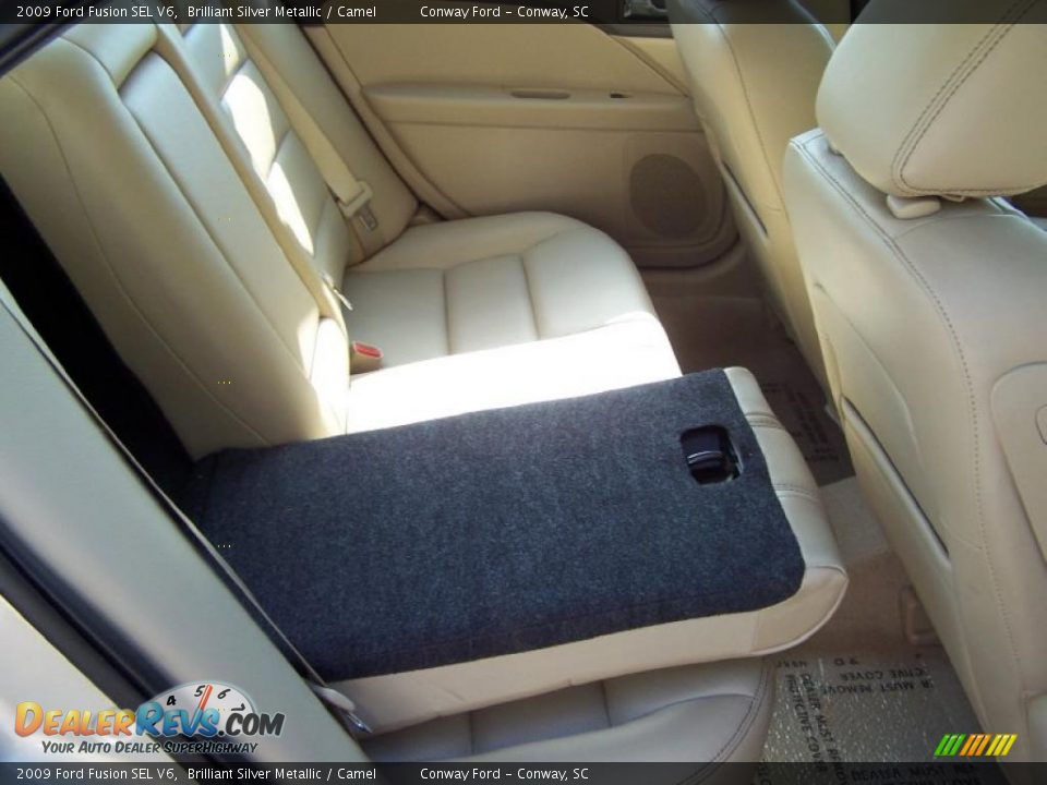 2009 Ford Fusion SEL V6 Brilliant Silver Metallic / Camel Photo #15