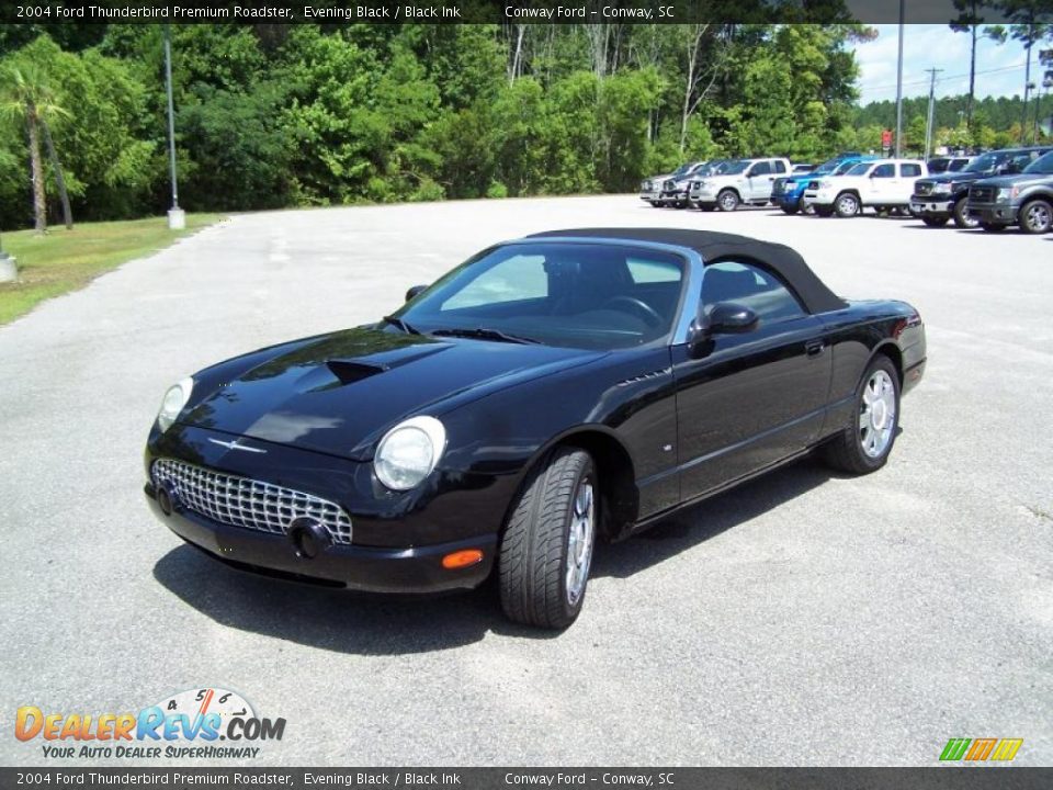 2004 Ford Thunderbird Premium Roadster Evening Black / Black Ink Photo #1