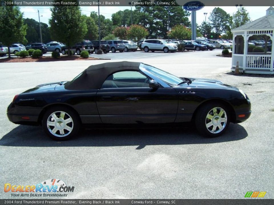 2004 Ford Thunderbird Premium Roadster Evening Black / Black Ink Photo #4