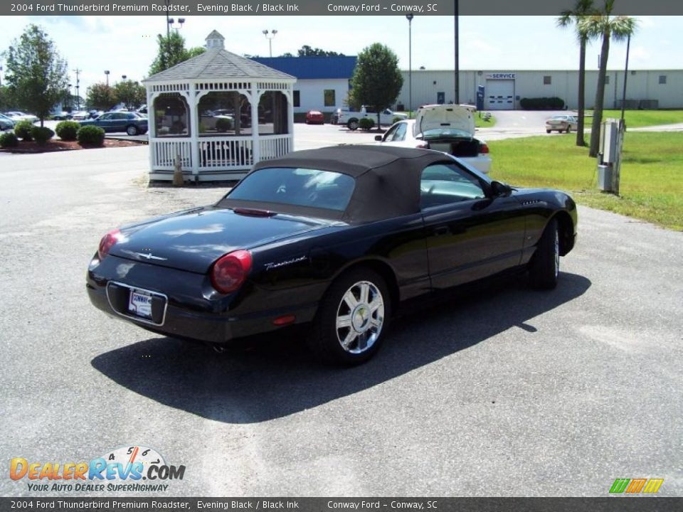 2004 Ford Thunderbird Premium Roadster Evening Black / Black Ink Photo #5