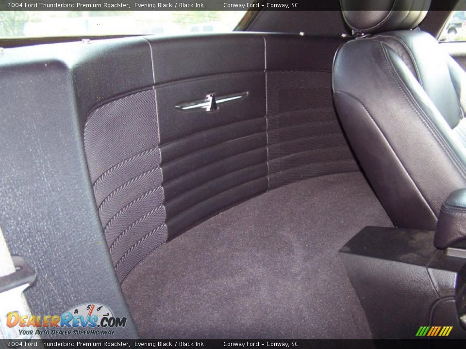 2004 Ford Thunderbird Premium Roadster Evening Black / Black Ink Photo #15