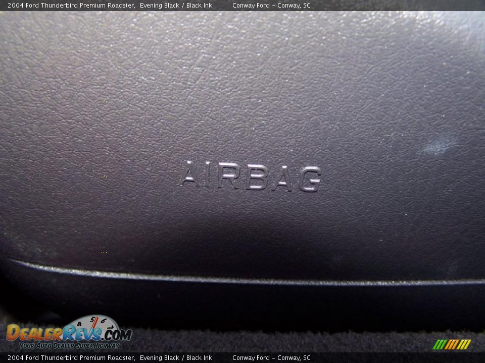 2004 Ford Thunderbird Premium Roadster Evening Black / Black Ink Photo #16