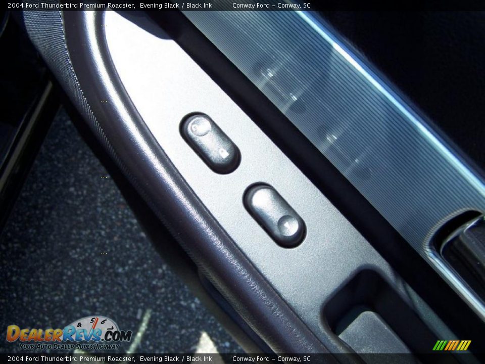 2004 Ford Thunderbird Premium Roadster Evening Black / Black Ink Photo #20