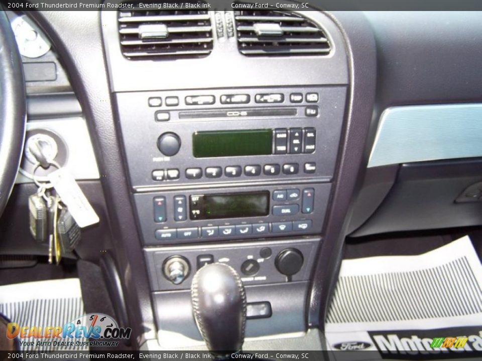 2004 Ford Thunderbird Premium Roadster Evening Black / Black Ink Photo #24