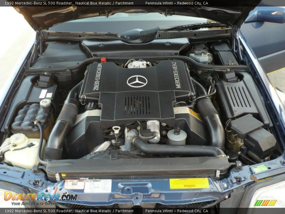 1992 Mercedes-Benz SL 500 Roadster 5.0 Liter DOHC 32-Valve V8 Engine Photo #19