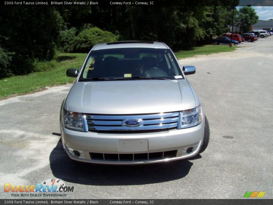 2009 Ford Taurus Limited Brilliant Silver Metallic / Black Photo #2