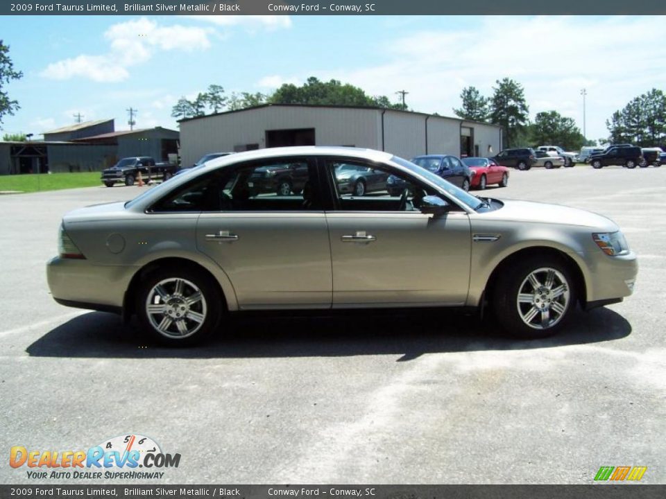 2009 Ford Taurus Limited Brilliant Silver Metallic / Black Photo #4