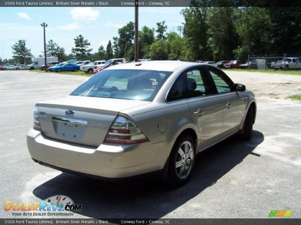 2009 Ford Taurus Limited Brilliant Silver Metallic / Black Photo #5